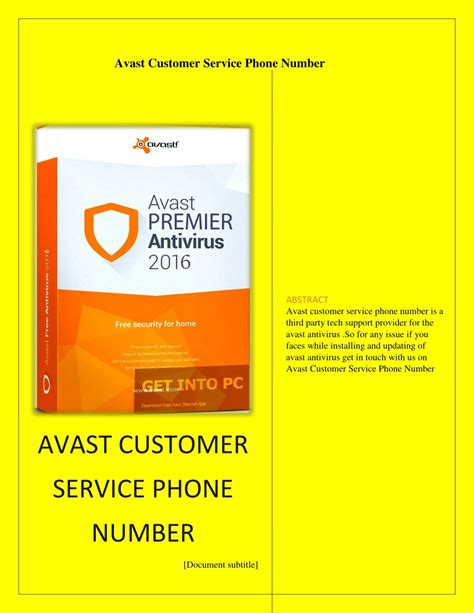 avast customer care phone number.